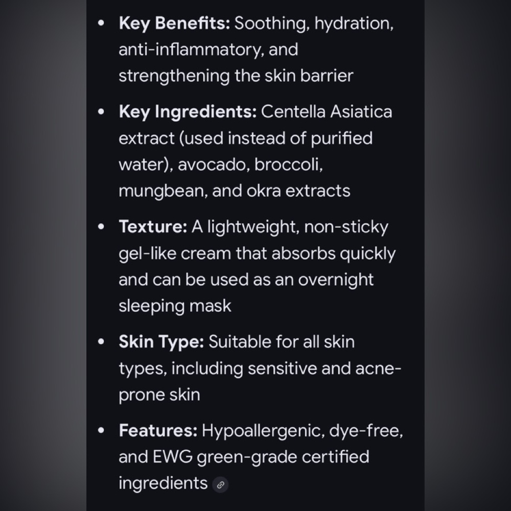 TOVEGAN ladies SEALED green glow up cream, 1.69 ounces NIB - Picture 7 of 9